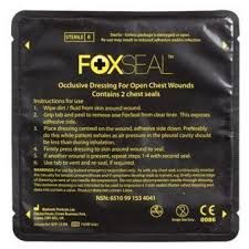 FOXSEAL OCCLUSIVE DRESSING FOR OPEN CHEST WOUNDS