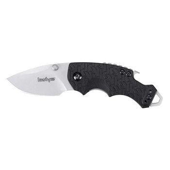 KERSHAW SHUFFLE FOLDING STEEL KNIFE, 2-1/4" BLADE, BLACK HANDLE
