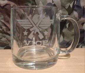 BenShot COFFEE MUG - Custom Etched
