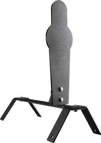 CHAMPION TRAPS AND TARGETS AR500 3/8 IN STEEL TARGET SILHOUETTE POP-UP, 20X6