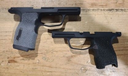 P365XL RIFF RAFF GRIP MODS HAND STIPPLED FRAME