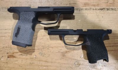 P365XL RIFF RAFF GRIP MODS HAND STIPPLED FRAME
