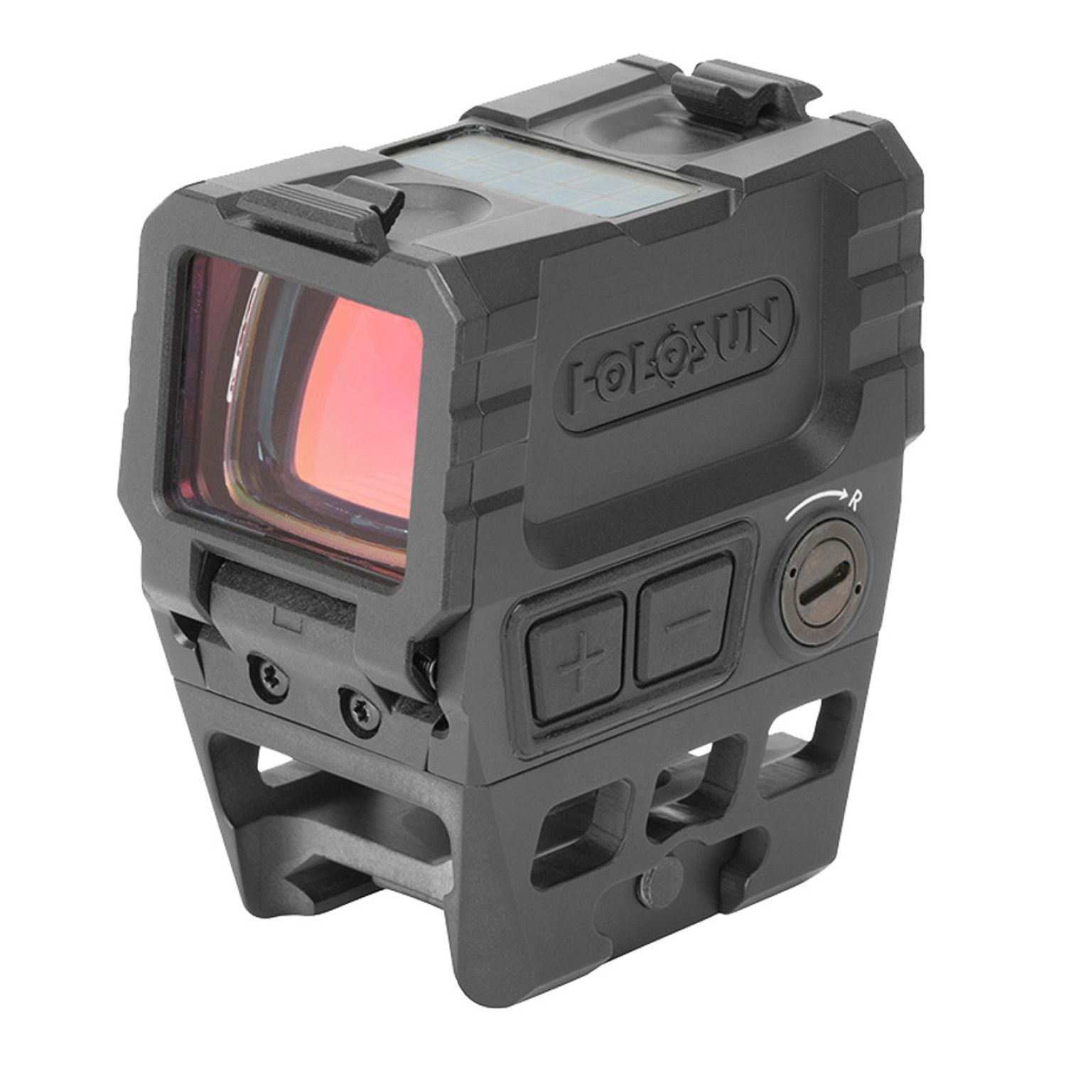 HOLOSUN AEMS, Red M.R.S. 2MOA Dot W/65MOA Circle, Black, 810047071228, AEMS-211301
