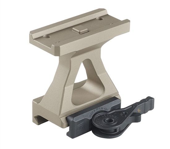 ADM Aimpoint T1/T2/CompM5 QD Mount, NV Height, STD Lever, FDE, AD-T1-NV-FDE-STD, 810008517253