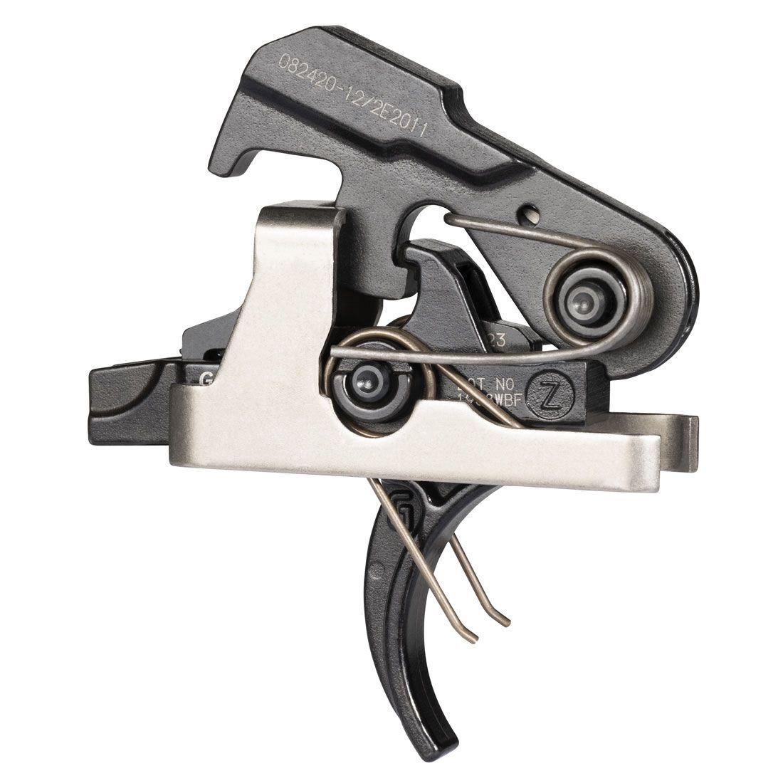 Geissele Automatics Super MCX SSA Trigger Geissele Curved Trigger Shoe Two Stage 4.5lbs Non-Adjustable, 817953022917, 05-657