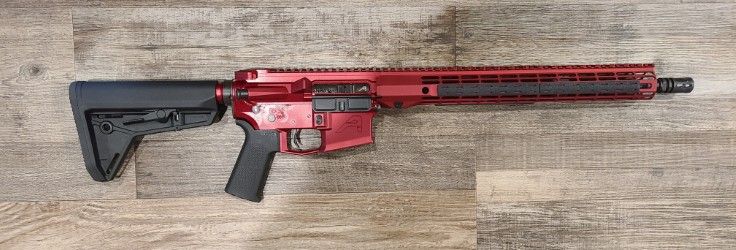 *USED* AERO/B.A. M4E1 16" 5.56, MID, 15" R-ONE, MAGPUL SL, RED ANO RIFLE, RB010