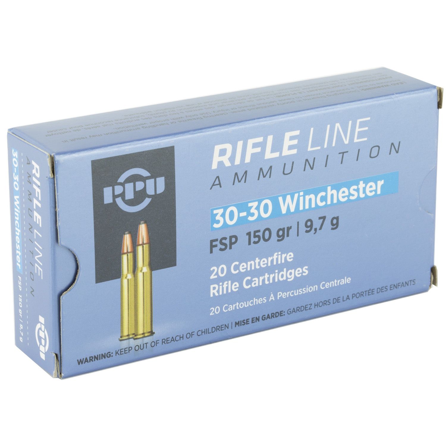 PPU .30-30 WIN, 150GR FSP, 20RD/BX, 8605003812449, PP30301