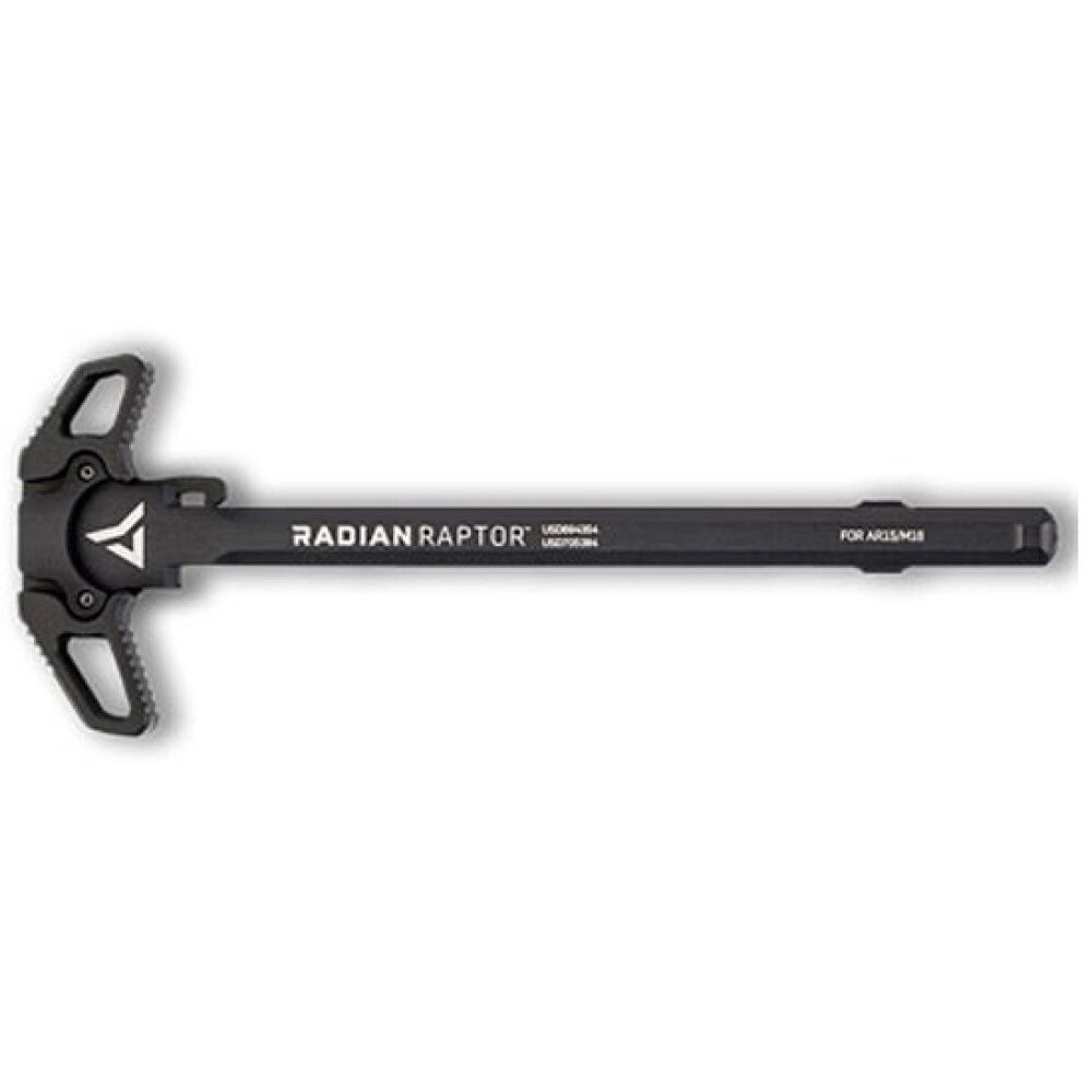 Radian Weapons Raptor .308 AR Ambidextrous Charging Handle Aluminum Black, 817093020484, RAPT-762-BLK
