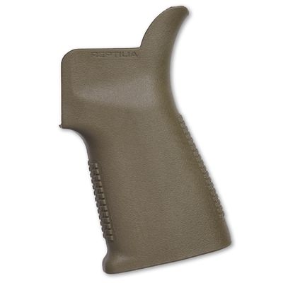 Reptilia CQG Grip For AR-15 Rifles Polymer OD Green, 850022282041, 100131