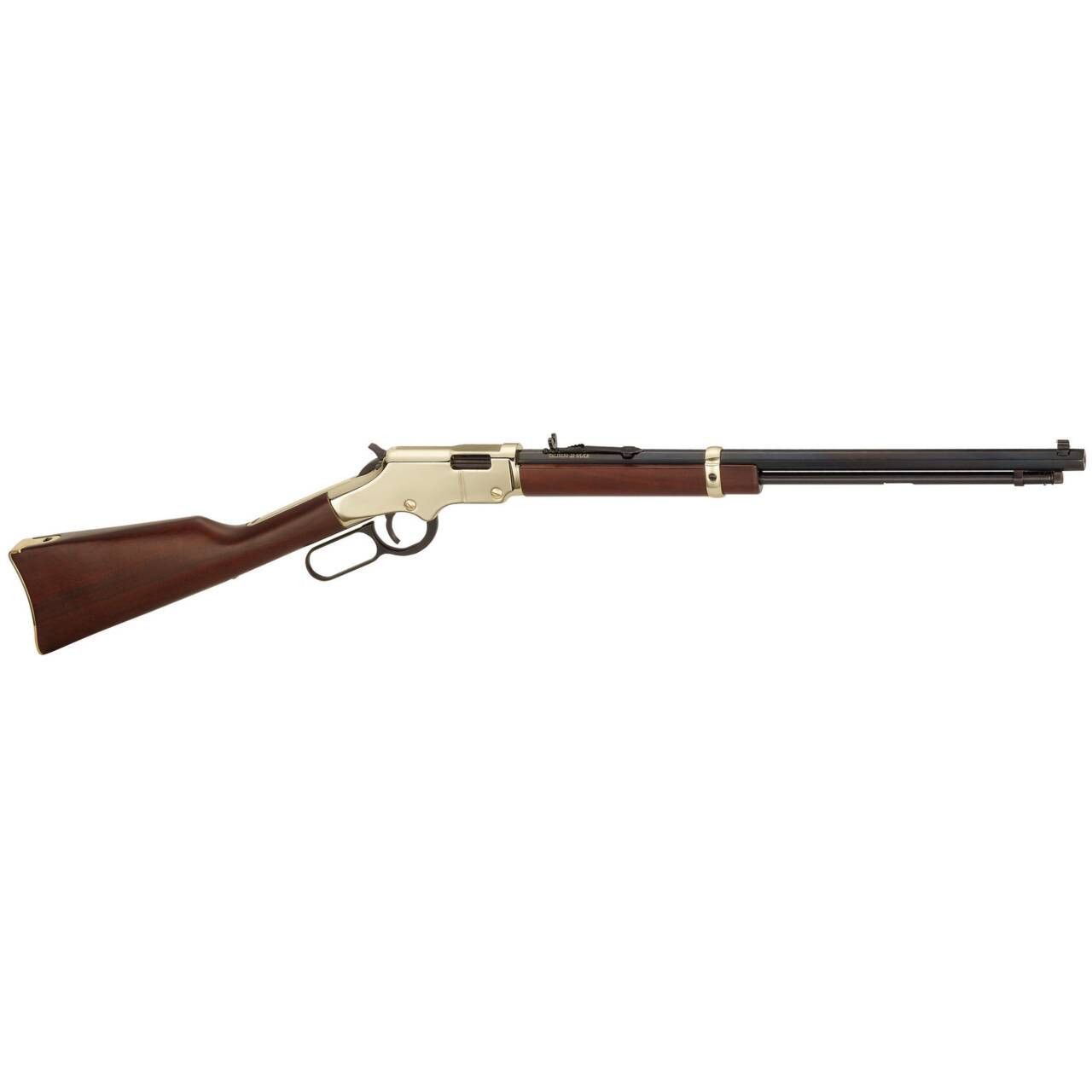 Henry Golden Boy Lever Action Rifle .22 S/L/LR 16 LR/21 S Capacity 20" Octagon Blued Steel Barrel Walnut Stock, 619835006004, H004
