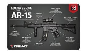 TekMat Armorers Bench Mat, Liberals Guide, Neoprene, Black, 11"x17", 612409971692, R17AR15MEDIA
