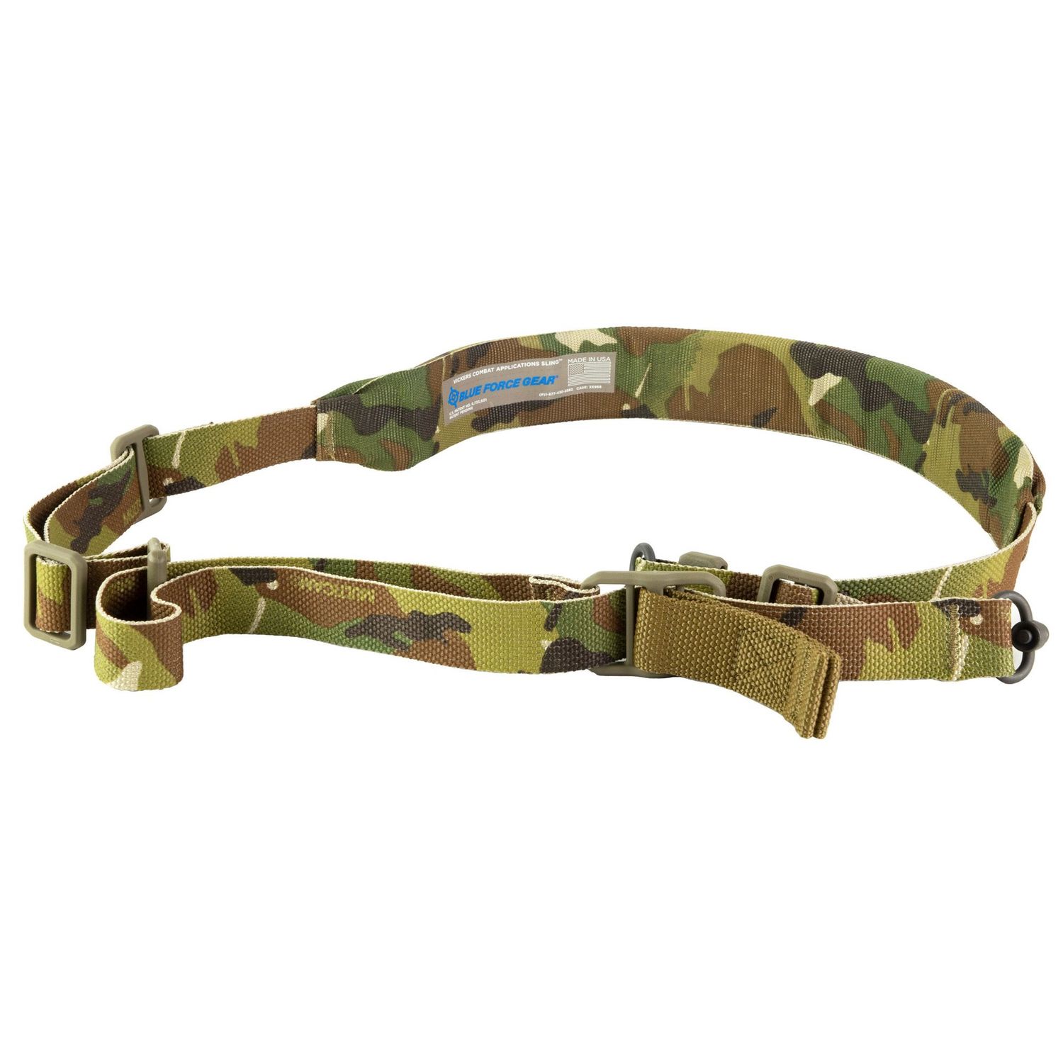 Blue Force Gear Vickers 221 Sling 1.25" Webbing MultiCam, 812114020108, VCAS2TO1PB125AAMC