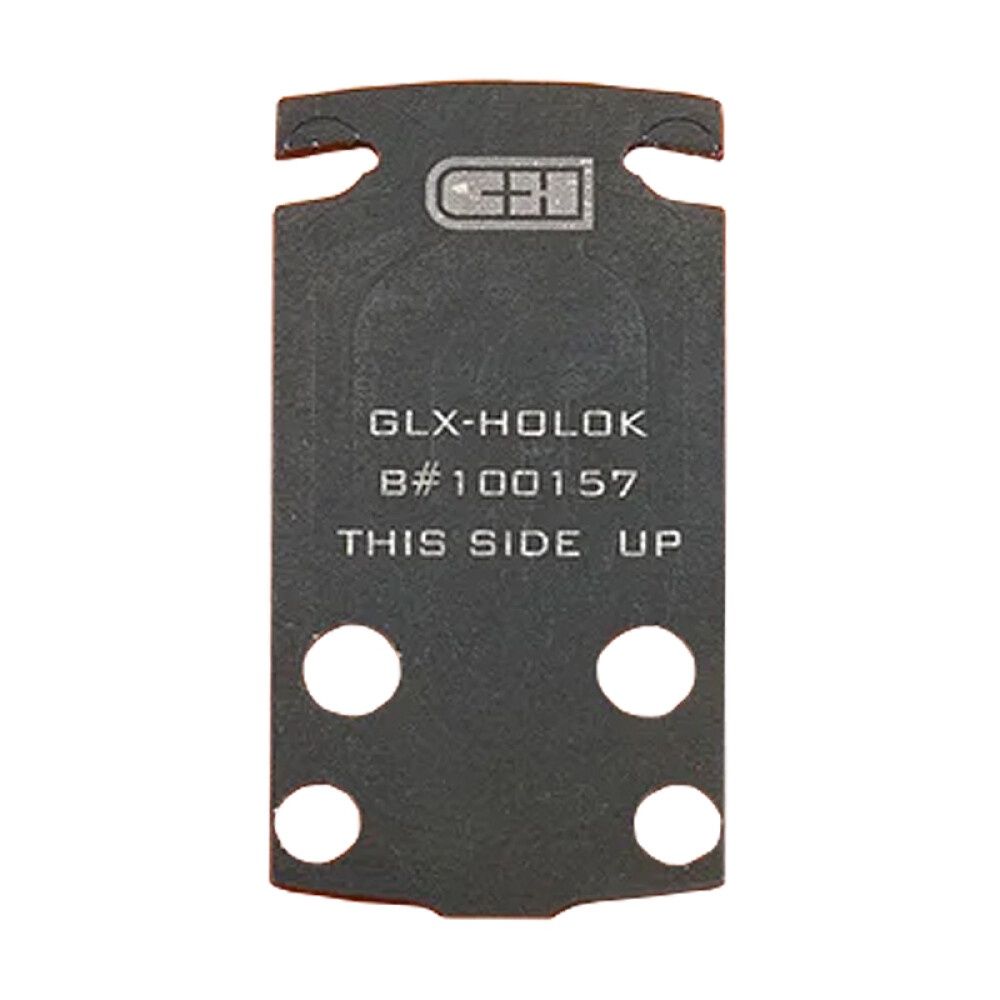 C&amp;H Precision V4 MIL/LEO Optic Plate for Glock 43X/48 MOS and Holosun 407k/507k, 616943731354, GLX-HOLOK-V2