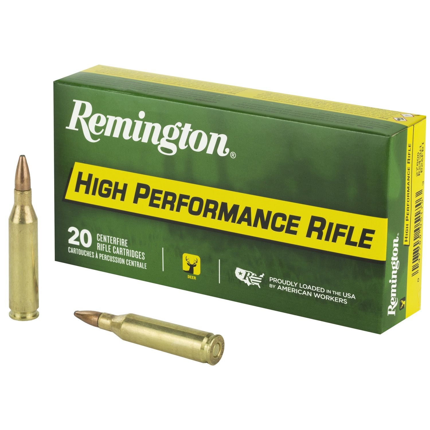 REMINGTON .243 WIN, 80GR PSP, 20RD/BX, 047700051703, R243W1
