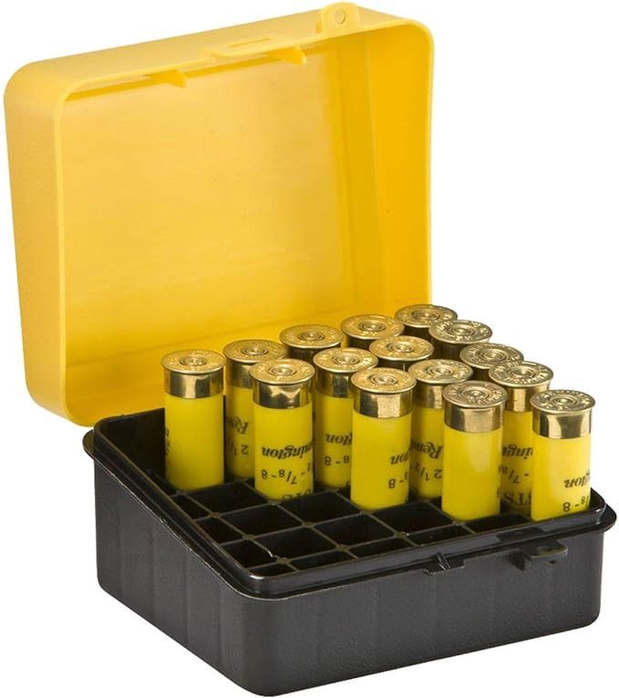 Plano Ammunition Field Box 20 Gauge Shotgun Holds 25 Rounds 5"x4.63"x3", 024099012201, 122001