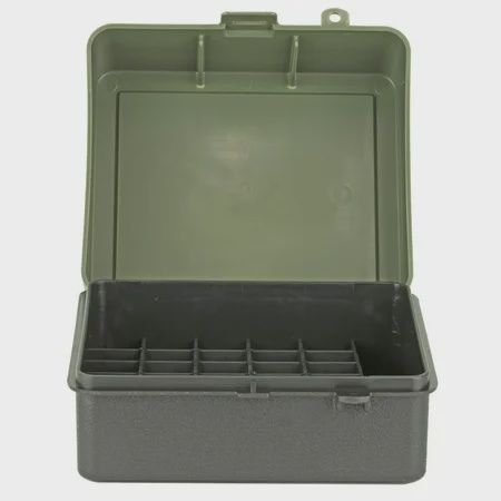 Plano, Ammunition Field Box, 12 Gauge and 16 Gauge Shotgun Shell, 25 Round, Black and Green, 024099012171, 1217-01