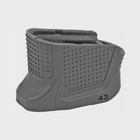 Strike Industries EMP Enhanced Magazine Plate +2 for Glock 43, 708747544671, EMP-G43-BK