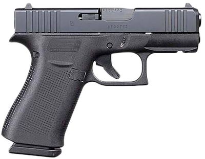 GLOCK 43X 3.41" 9MM 2/10RD, BLK, FS W/ Front Rail, 764503061912, UX4350201FR