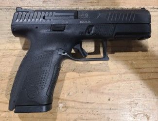 *CONS* CZ P-10 C 4" 15+1 SEMI-AUTO 9MM PISTOL, BLK, COMES W/ 3 MAGS, HOLSTER, ORIGINAL CASE/ACCYS