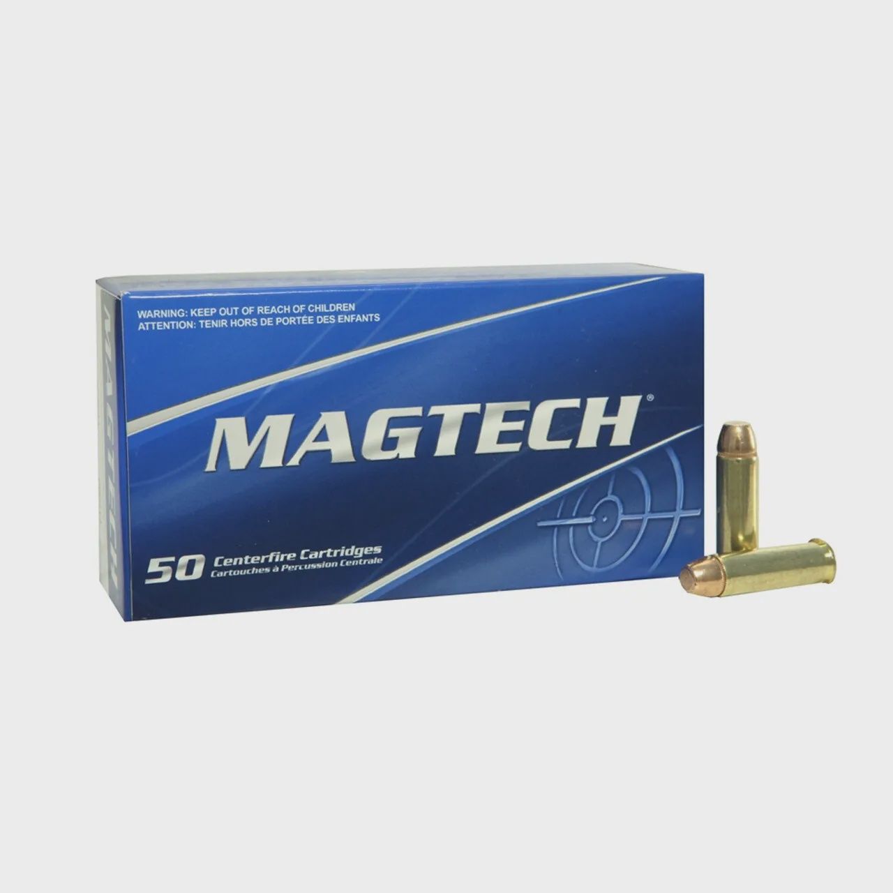 Magtech .38 Special Ammunition 50 Rounds, FMJ, 130 Grains, 754908190003, 38T
