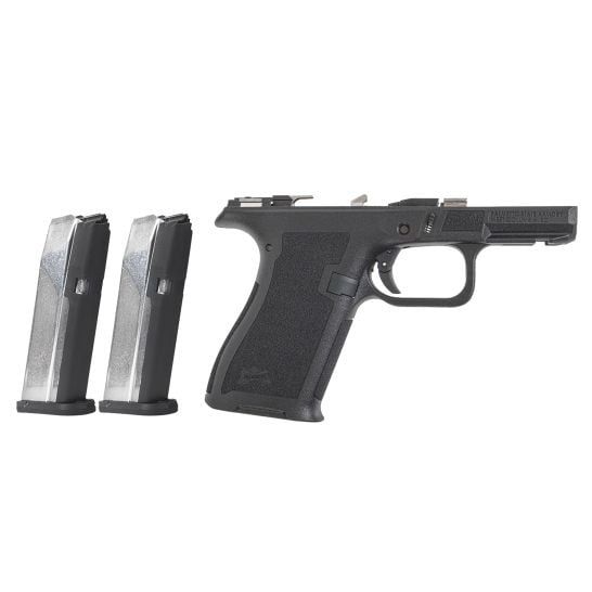 PSA Dagger Micro Complete Frame, Black With 2-15rd Micro Slick Mags, DM01-51655153651