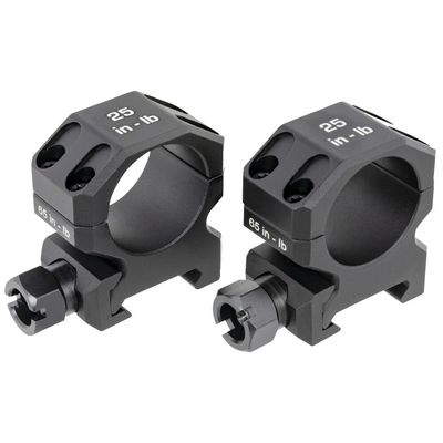 Sig Sauer, BUCKMASTER Hunting Rings, 1" Low, Black, Aluminum, Picatinny, 798681662548, SOA10033