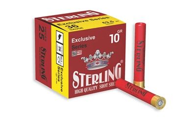 Sterling, Exclusive Series, 410 Gauge 2.5", #8, 3/8 oz, Shot Shell, 25 Round Box, 8698779961343