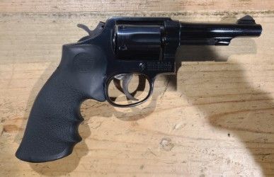 *CONS* S&amp;W 10-5 4" .38SPL REVOLVER, WOOD/BLK, AS IS, NO BOX