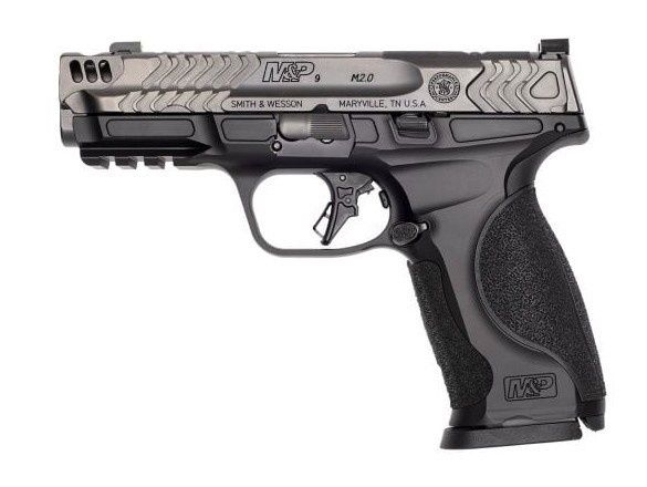Smith &amp; Wesson M&amp;P M2.0 Metal Carry Comp 9MM Pistol, (2) 17RD Magazines, 4.22" BBL, Optic Ready, 13987, 022188895742