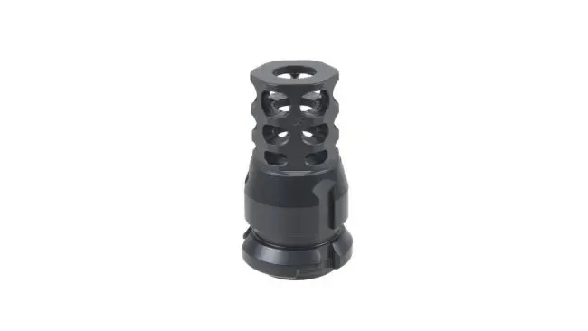 JMac 360 KeyMicro Muzzle Brake - Gen 1, 13.5x1LH, 9mm, RRD-360-135T-KM