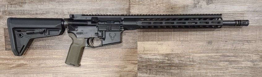 *USED* STAG ARMS STAG-15 16" 5.56 AR15 RIFLE, BLK/ODG, COMES W/ NO MAG, NO BOX