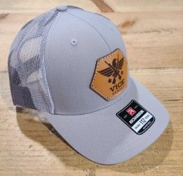 Vice Armory Leather Patch Hat, Silver/Grey Camo, 112 PM