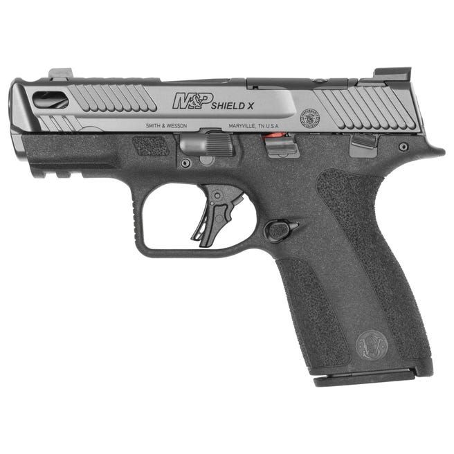 S&amp;W M&amp;P SHIELD X CARRY COMP 3.6" 9MM PISTOL, BLK, M.S., 1/13RD, 1/15RD, 022188901221, 14270