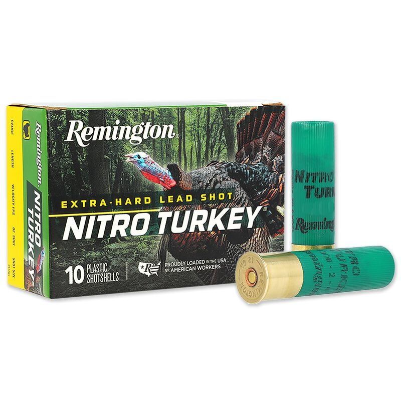 Remington Ammunition NT12S5 Nitro Turkey  12 Gauge 2.75" 1 1/2 oz 5 Shot 10 Bx/ 10 Cs