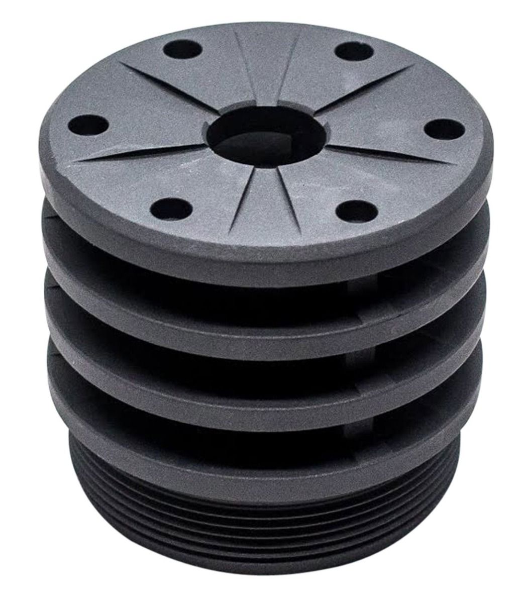 SilencerCo AC2081 Bravo Anchor Brake 458 Caliber Black Aluminum