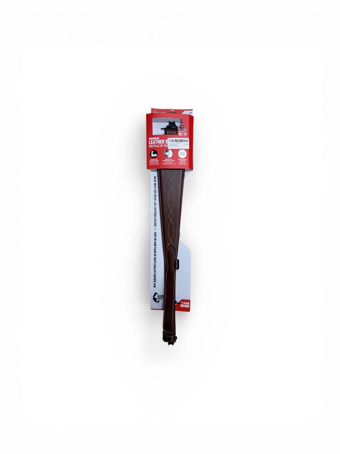 ALLEN 8508 LEATHER SLING WESTERN SCALLOP, BROWN