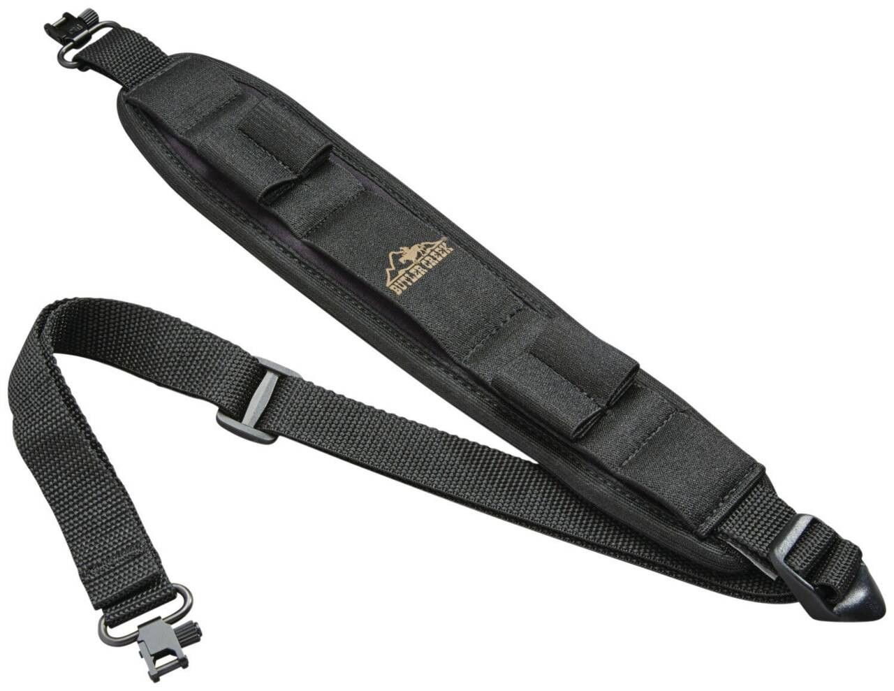Butler Creek 81033 Alaska Magnum Sling with Uncle Mike's QD Swivels 2.50" W x 44" L Black Neoprene for Rifle