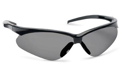 Walkers GWPSGLSMK Shooting Glasses Crosshair Polycarbonate Smoke Gray Lens w/Black Frame