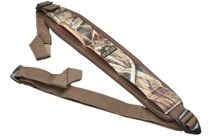 Butler Creek 190024 Comfort Stretch Sling 2.50" W x 44" L Adjustable Mossy Oak Shadow Grass Blades Neoprene for Shotgun