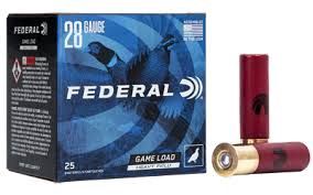 Federal H2896 Game-Shok Upland Hi-Brass 28 Gauge 2.75" 1 oz 6 Shot 25 Bx/ 10 Cs