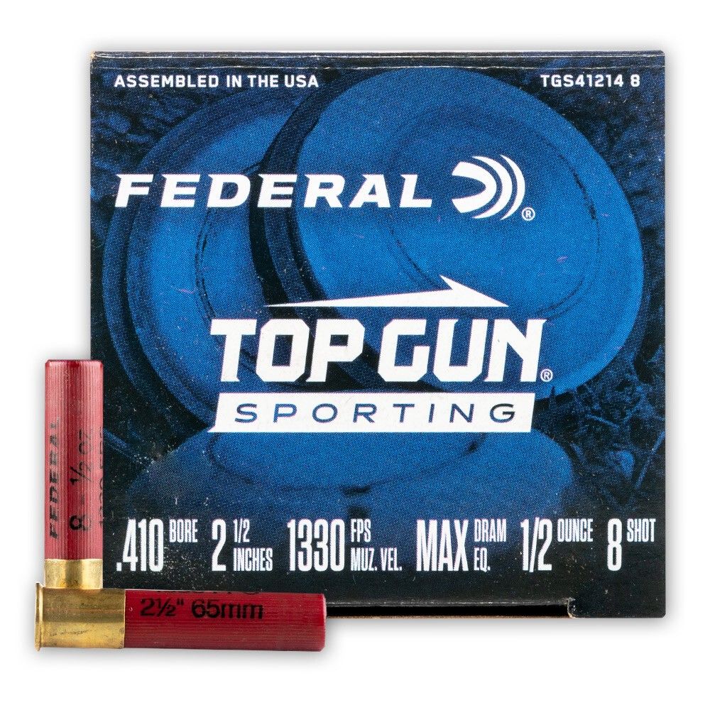 FEDERAL TOP GUN 410 2.5" 1/2OZ #8 1330FPS
