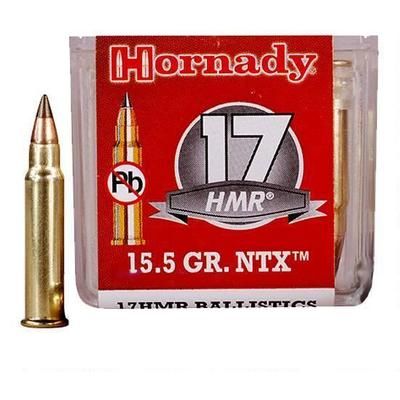 Hornady 83171 Varmint Express  17 HMR 15.5 gr Non-Toxic Lead-Free 50 Bx/ 40 Cs