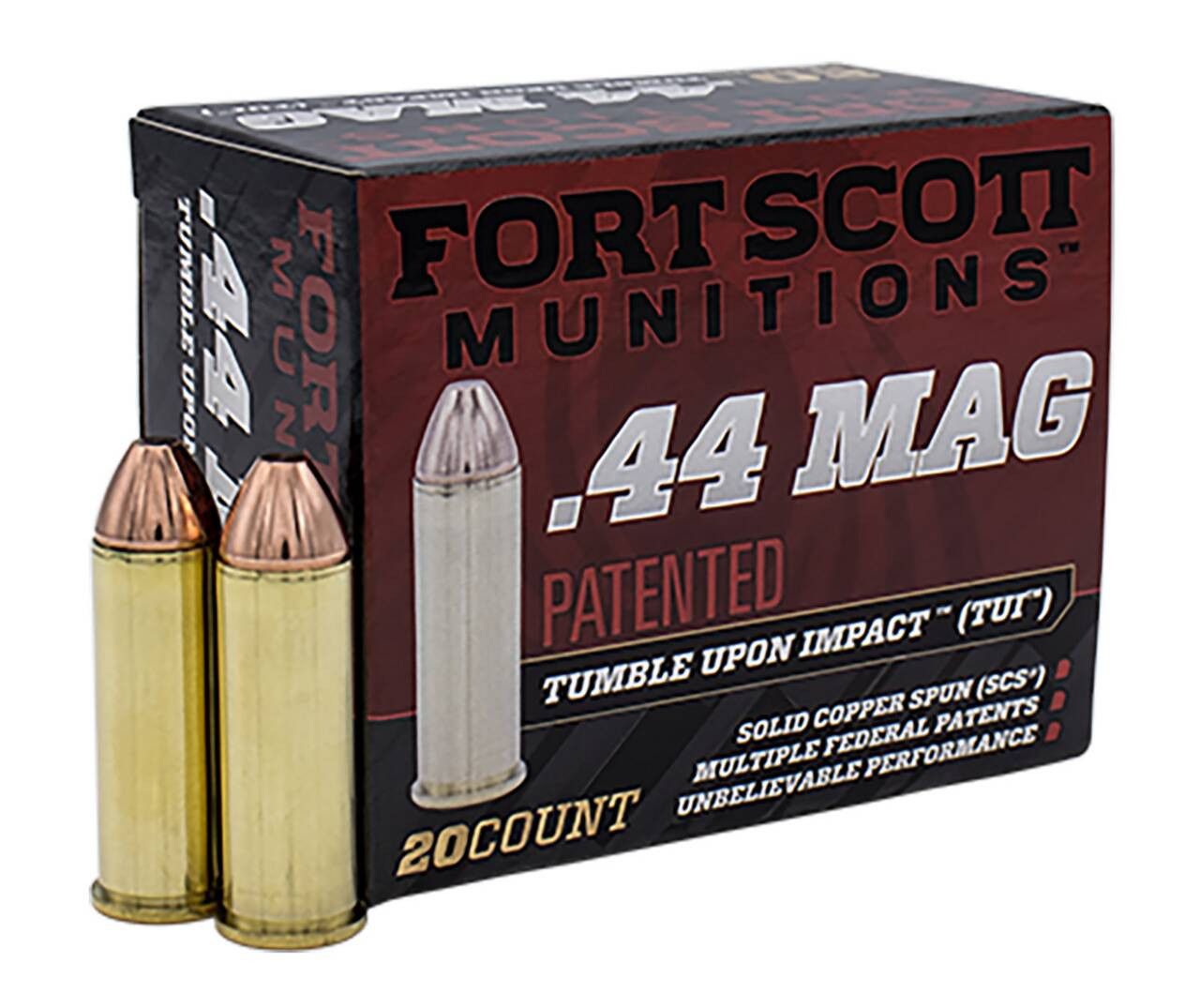 Fort Scott Munitions 44 Magnum 200 Grain Centerfire Pistol Ammunition