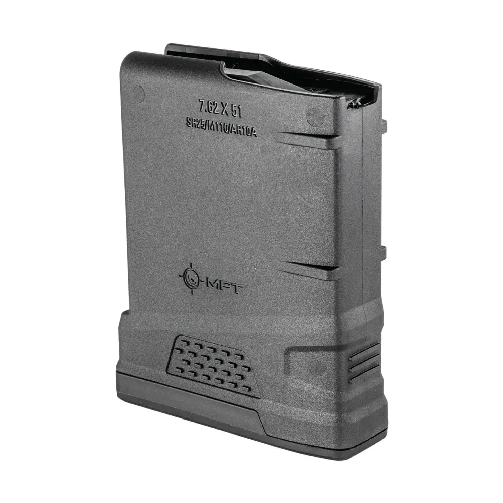 MFT EXTREME DUTY POLY MAG 10RD 7.62X51 NATO/.308 WIN AR10/SR25.M110 PATTERN RIFLES