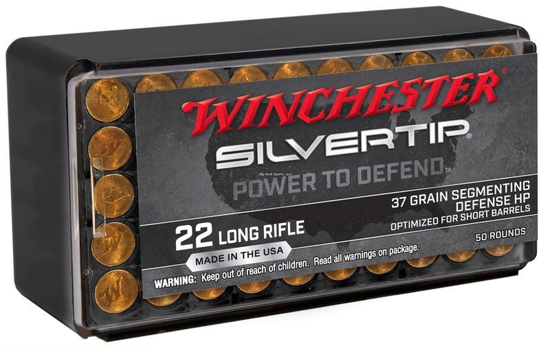 WINCHESTER SILVERTIP AMO 22LR 37GR SEGMENTED HP 50RD (20 BOX CASE)