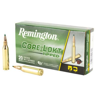 Remington Ammunition 29015 Core-Lokt Rifle Ammo 243 Win 95 gr Core-Lokt Tipped 20 Bx/ 10 Cs