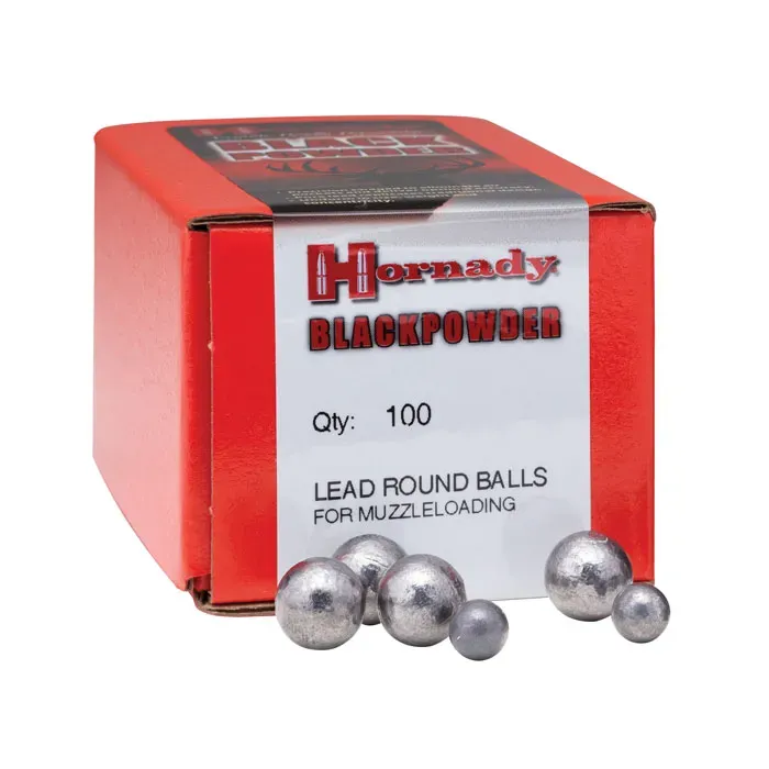 Hornady 6090 Lead Balls  50 Cal .490 Dia 100 Per Box