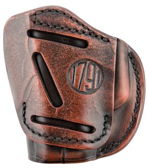 1791 GUNLEATHER 4 WAY HOLSTER IWB/OWB SIZE 2 VINTAGE RH FITS GLOCK 4243/SIG 365/RUGER LCP