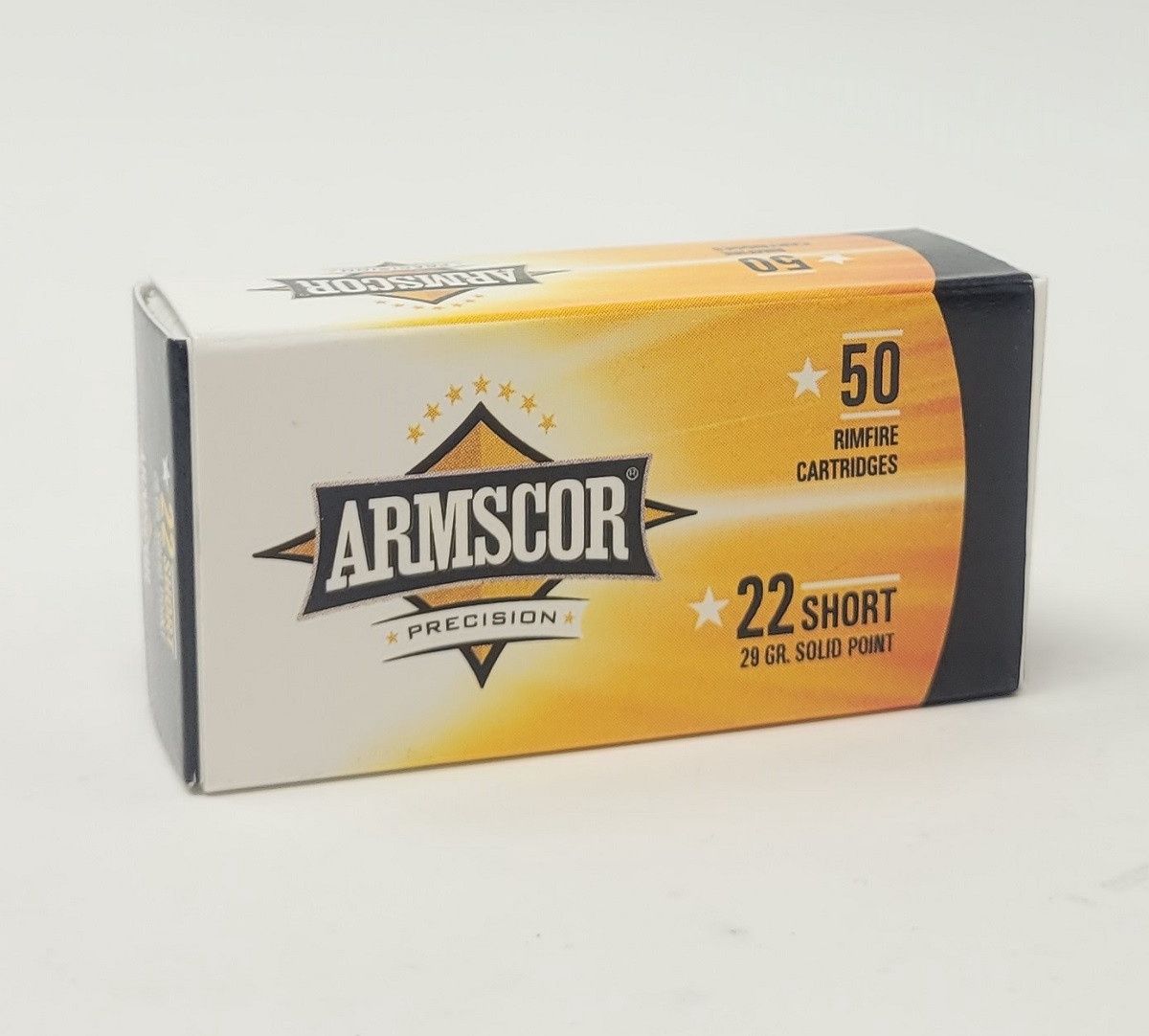 Armscor Precision .22 Short Rimfire Ammunition 50 Rounds 29 Grain CP LRN 1094fps