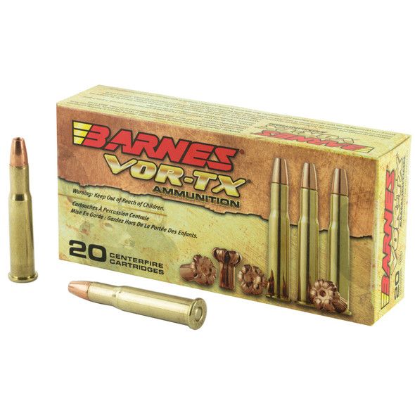 Barnes Bullets 21565 VOR-TX Rifle  30-06 Springfield 168 gr Tipped TSX Boat Tail 20 Bx/ 10 Cs